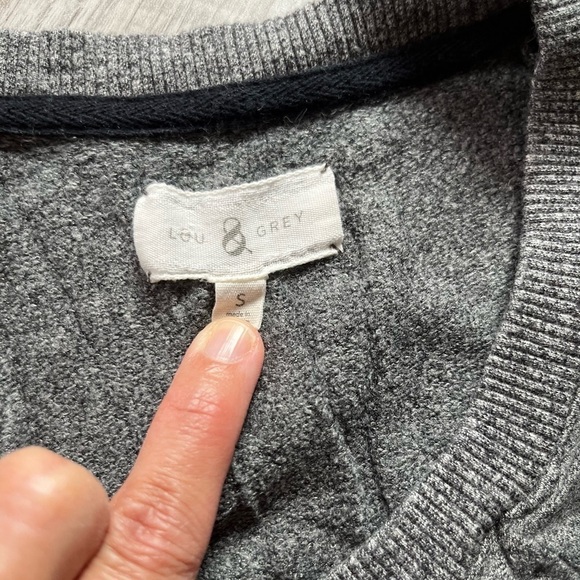 Lou & Grey long sleeve drop waist dress size S - Picture 7 of 8